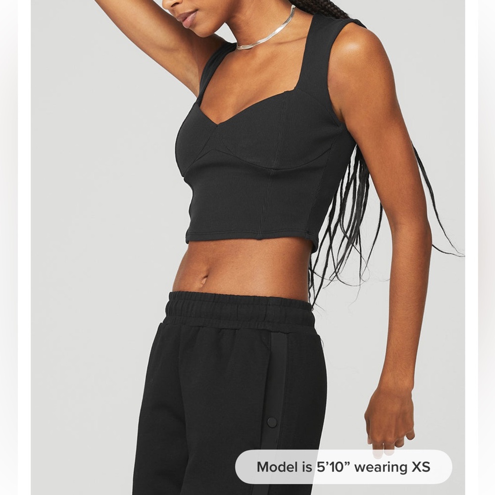 ALO Yoga Black Crop Top